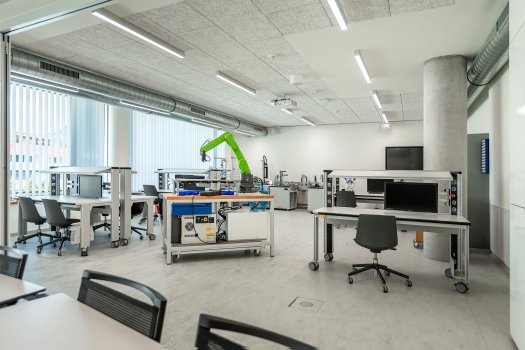Die technischen Labore erhalten im Neubau ausreichend Platz für die Lehre & Forschung. © FH Kufstein Tirol