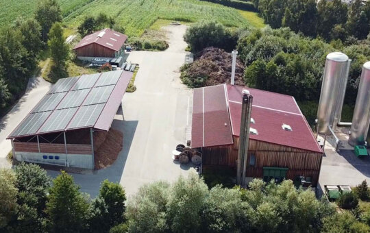 Das Biomasse-Heizwerk Rinning der Stadtwerke Dorfen.