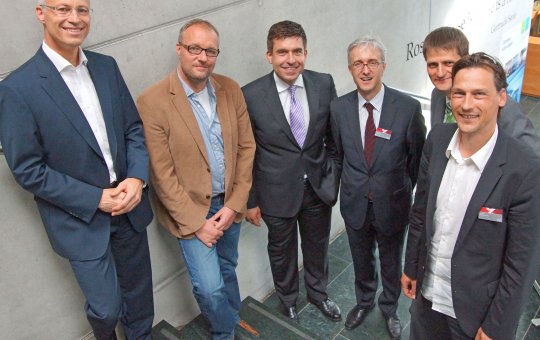 v.ln.R. : Dr. Christian Bauer, Eric-Jan Kaak, Dr. Jörg Risse, Asc. Prof (FH) Dr. Martin Adam, Burkhard van der Vorst, Uwe Sachs