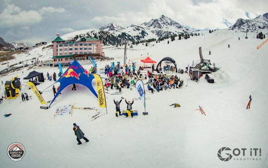 Der Slopestyle Circus am 01.04.2017 im Kühtai - organisiert von Studierenden der FH Kufstein Tirol