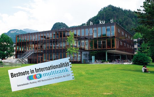 U-Multirank: FH Kufstein Tirol, die internationale Hochschule in Tirol mit Bestnoten im weltweiten Vergleich.