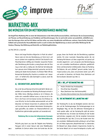 Marketing-Mix - das Werkzeug für ein wettbewerbsfähiges Marketing