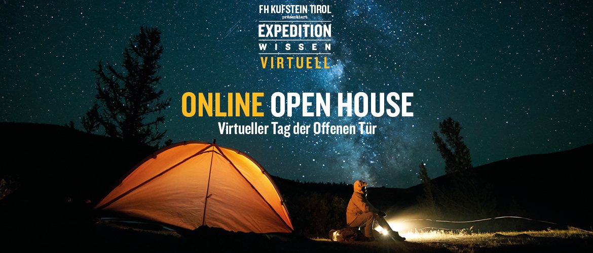 Die FH Kufstein Tirol bietet den InteressentInnen erstmalig einen virtuellen Tag der Offenen Tür an.