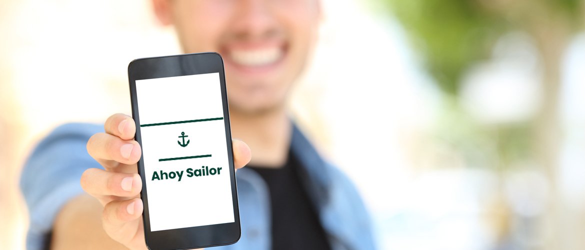 Dank der „Ahoy Sailor“ App können SeefahrerInnen mit ihrer Familie in Kontakt bleiben.