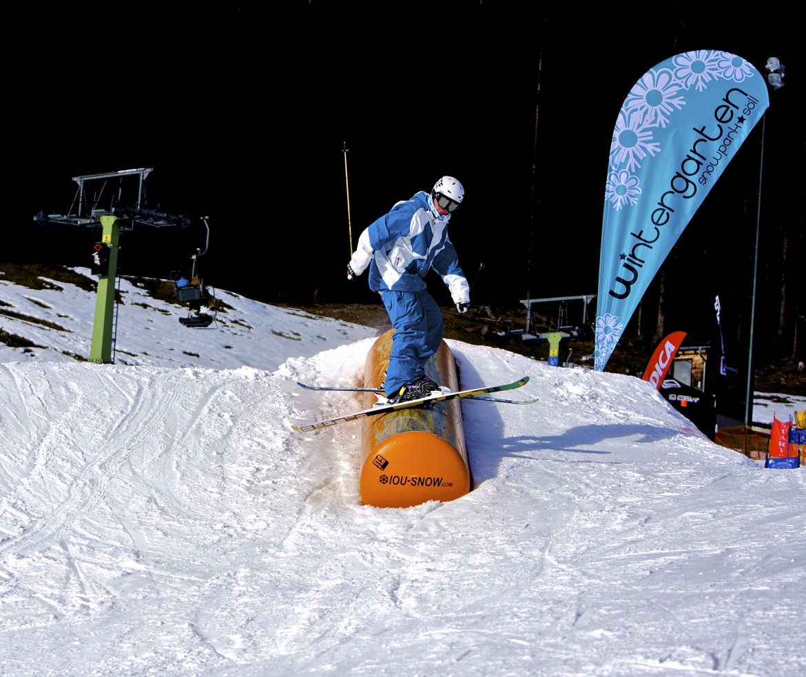 Sebastian Huber aus Deutschland belegte in der Kategorie Freestyle Ski den zweiten Platz.