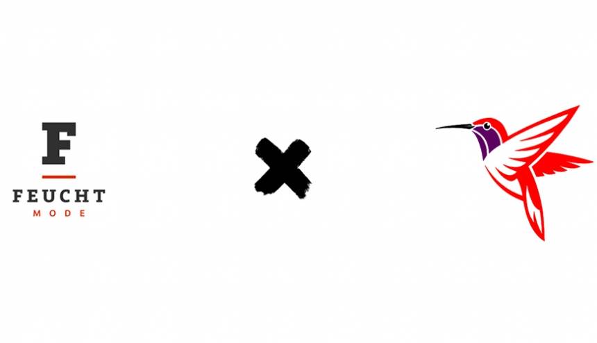 Feucht-Logo & Kolibri